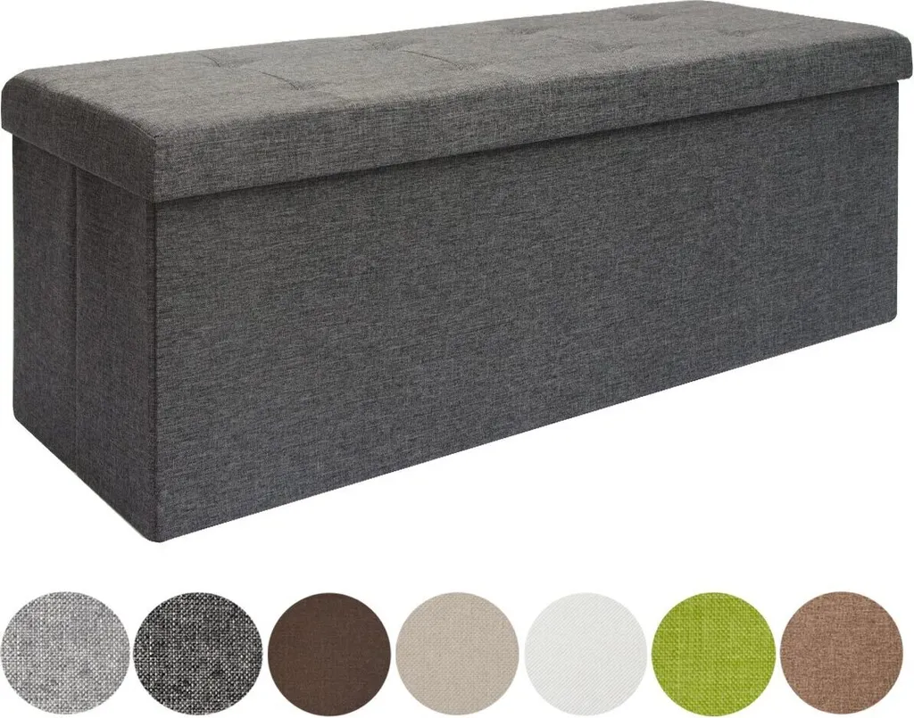 Banc coffre pliable 110x38x38 cm : finissez-en avec le désordre !