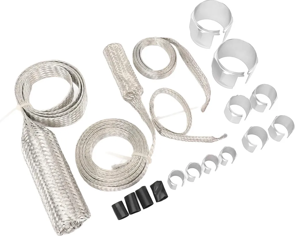 Protection de durite moteur inox universelle pour customisation voiture