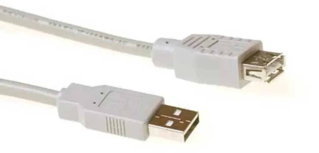 Câble USB 1m ACT SB2199 Haute Qualité 480 Mbps - Finition Ivoire Pro