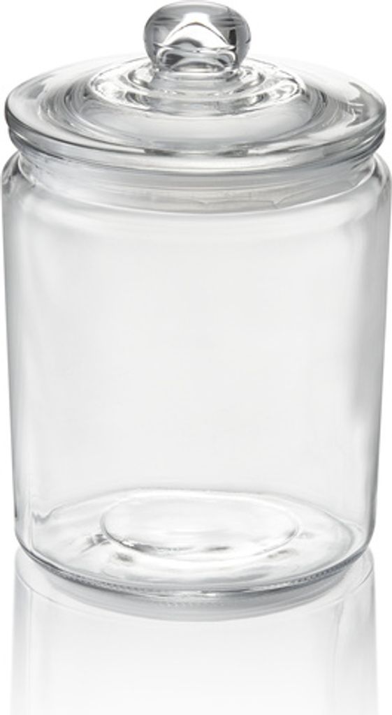 Vorratsglas, 2 ltr., Ø 15 cm, Höhe 21 cm, Glas, Polyethylen