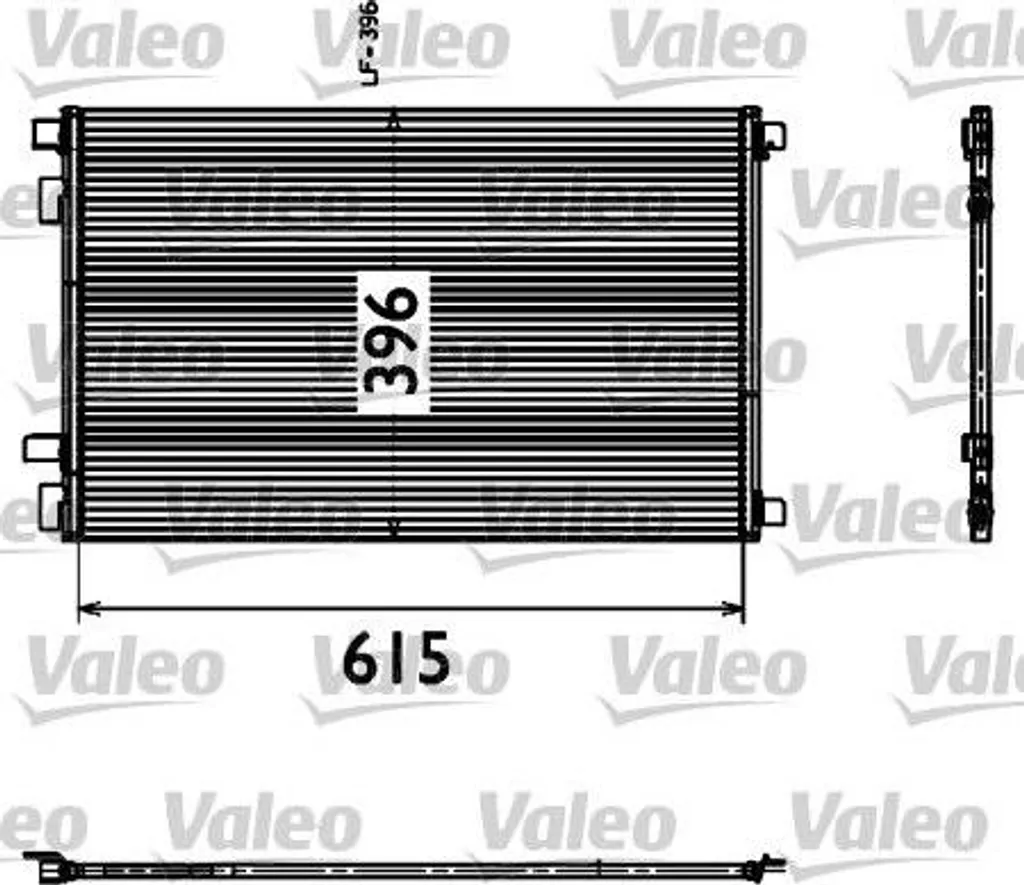 Valeo 817608 Condenseur Clim Aluminium Haute Performance OE 8200115543