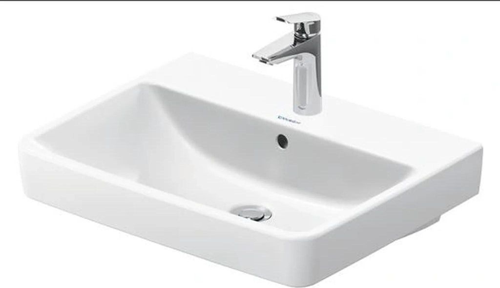 Duravit DU Waschtisch, No.1, 600mm, weiß, mit ÜL, mit HLB, 1 Stk.