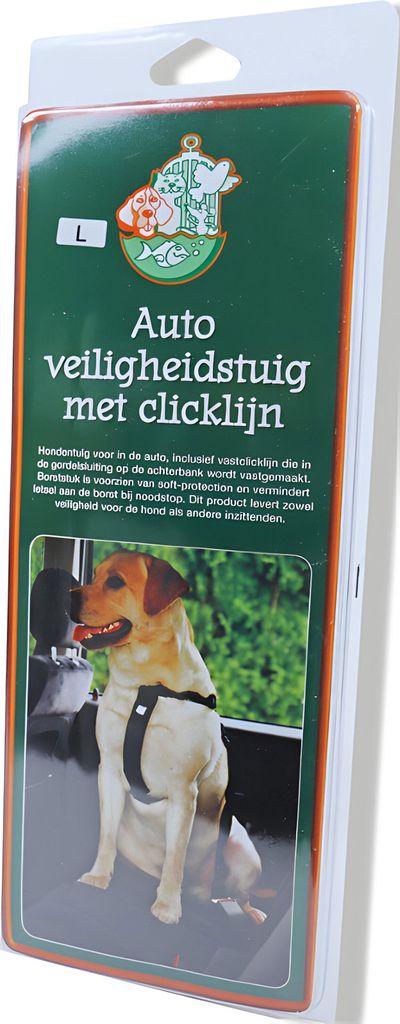 Nylon Sicherheitsgeschirr 25 mm/H60-B80 cm schwarz - Gebr de boon