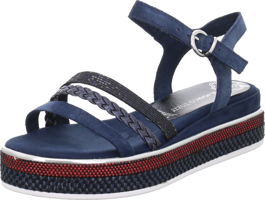 Marco Tozzi Damen Sandale in Blau, Größe 36