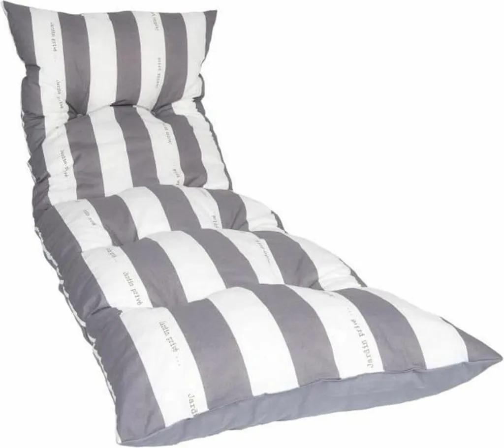 Matelas pour bain de soleil bleu 180x56 cm grand confort Jardin Privé