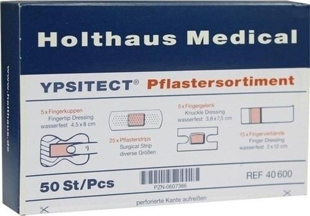 Holthaus Medical Pflaster YPSITECT 40600 blau 50 St