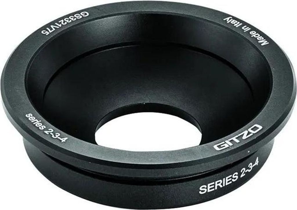 Gitzo GS3321V75, Schwarz, Aluminium, 7,5 cm, 81 g