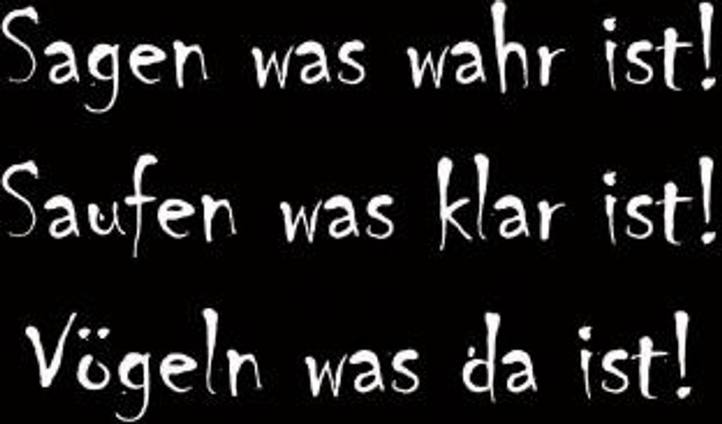 Was wahr ist - Aufnäher Schwarz/Weiß