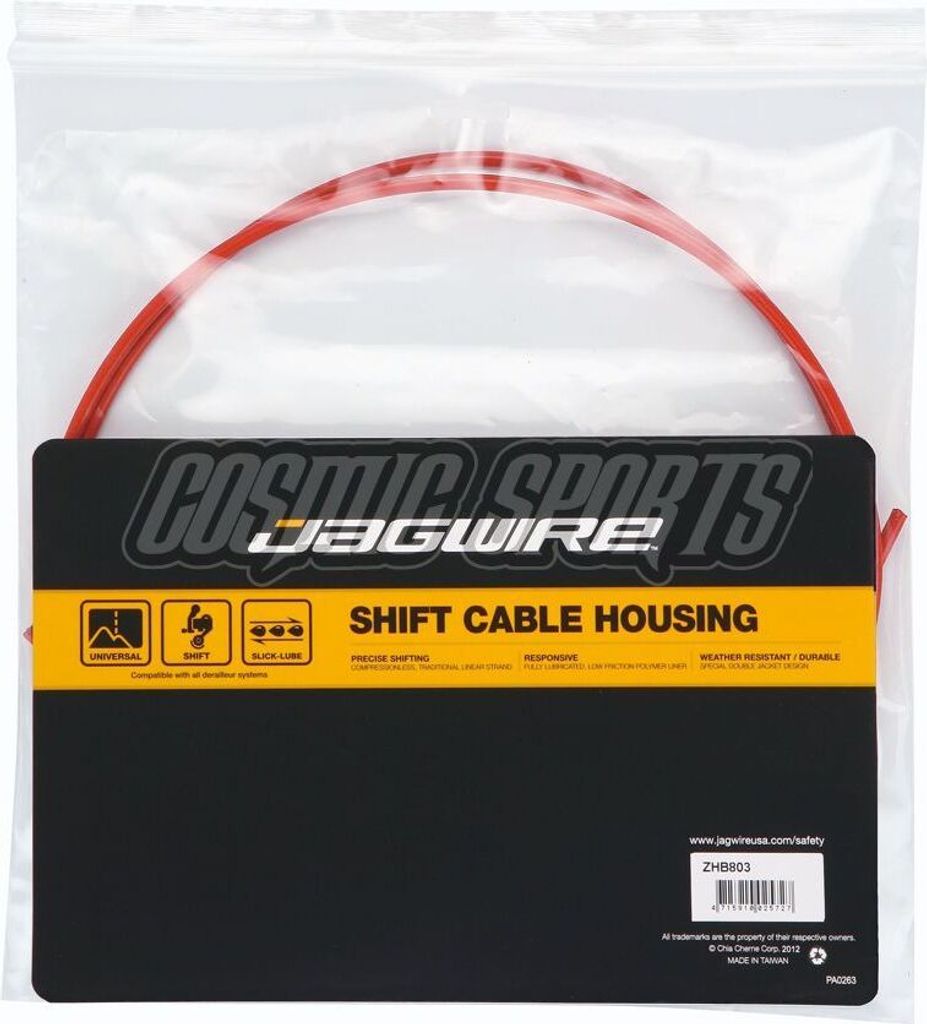 Jagwire ZHB812 Shift Housing 4mm LEX-SL Slick-Lube - Orange (10 m)