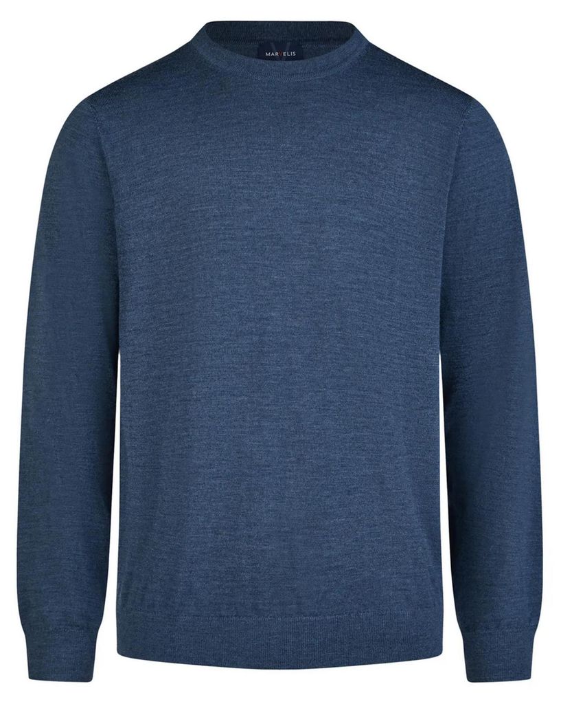 Marvelis - Pullover - Rundhals Ausschnitt - Herren, (632125), Größe:XXL, Farbe:Blau (13)