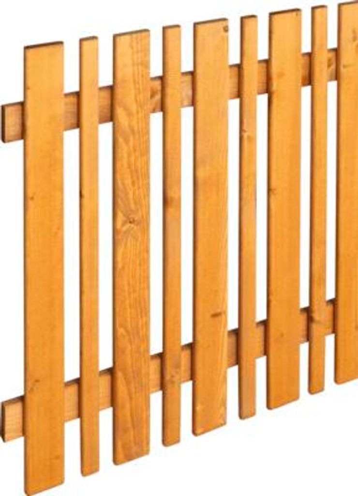 Vorgartenzaun Konsta Eco 180 x 80 cm honig