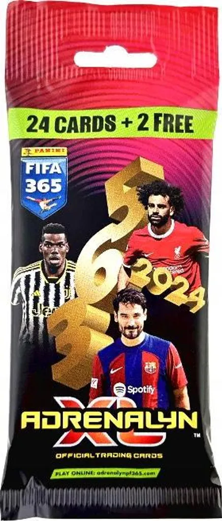 Panini FIFA 365 2023/2024 Adrenalyn XL - Pack de Cartes Fatpack Officiel