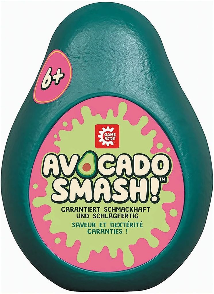 A product shot of the game 'Avocado Smash' in its packaging.