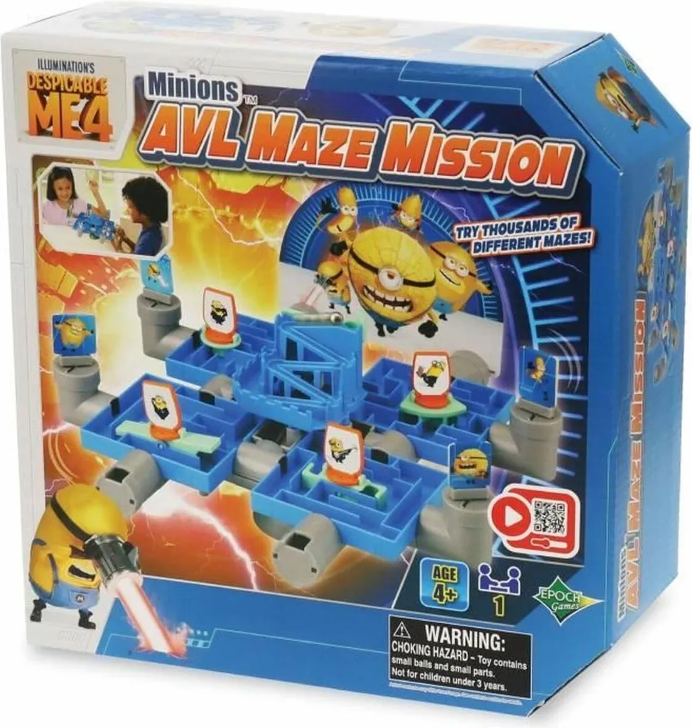 Jeu de société Minions AVL Maze Mission Epoch d'Enfance - Labyrinthe 3D