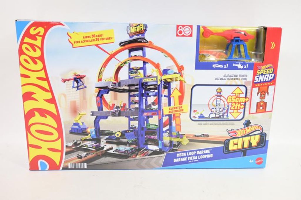 Mattel Hot Wheels City Mega-Parkgarage-Spielset mit 1 Produktbild 