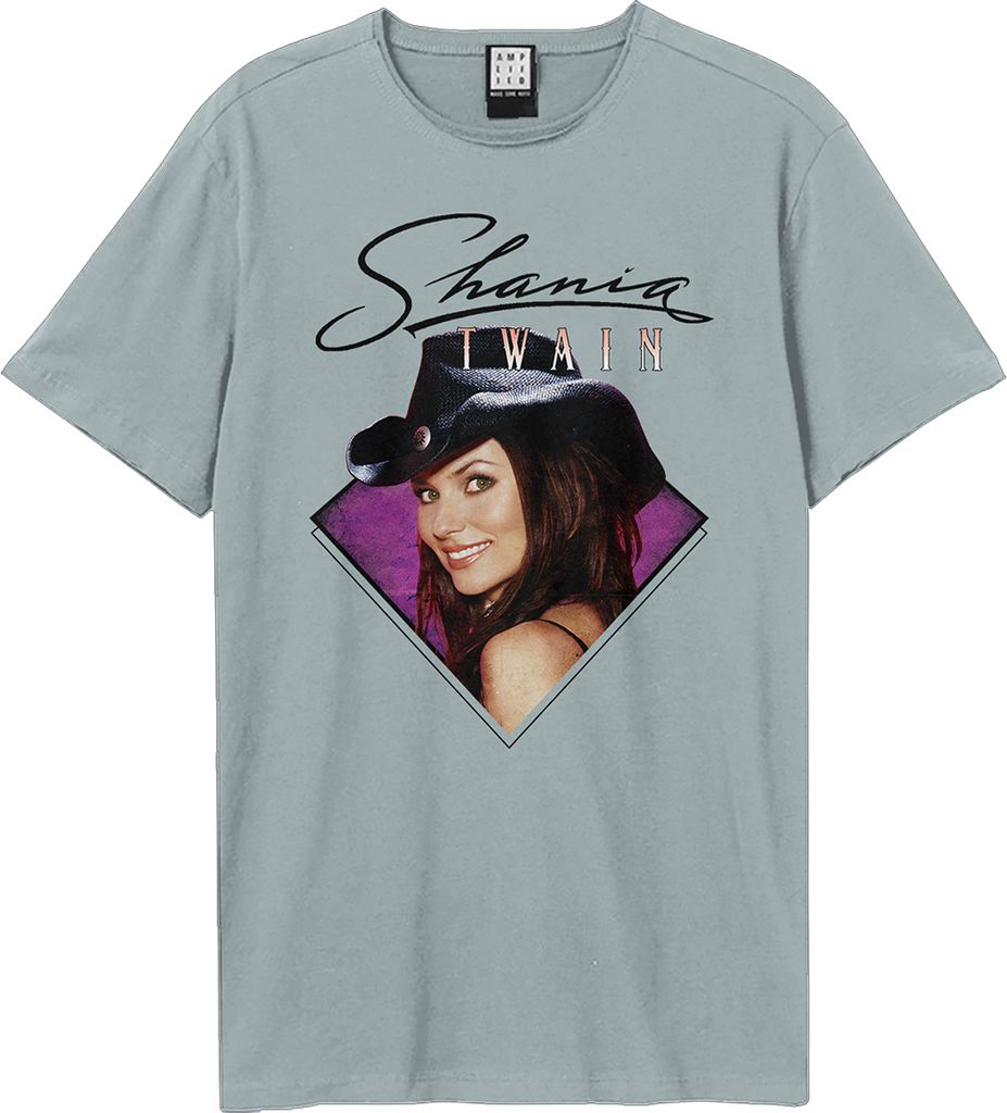 Amplified - "Face" T-Shirt für Herren/Damen Uni GD2250 (XS) (seltsames Blau)