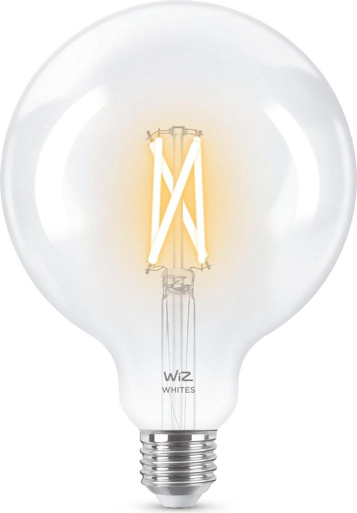 WiZ Filament-Lampe in Kugelform, transparent, 60 W G125 Produktbild 