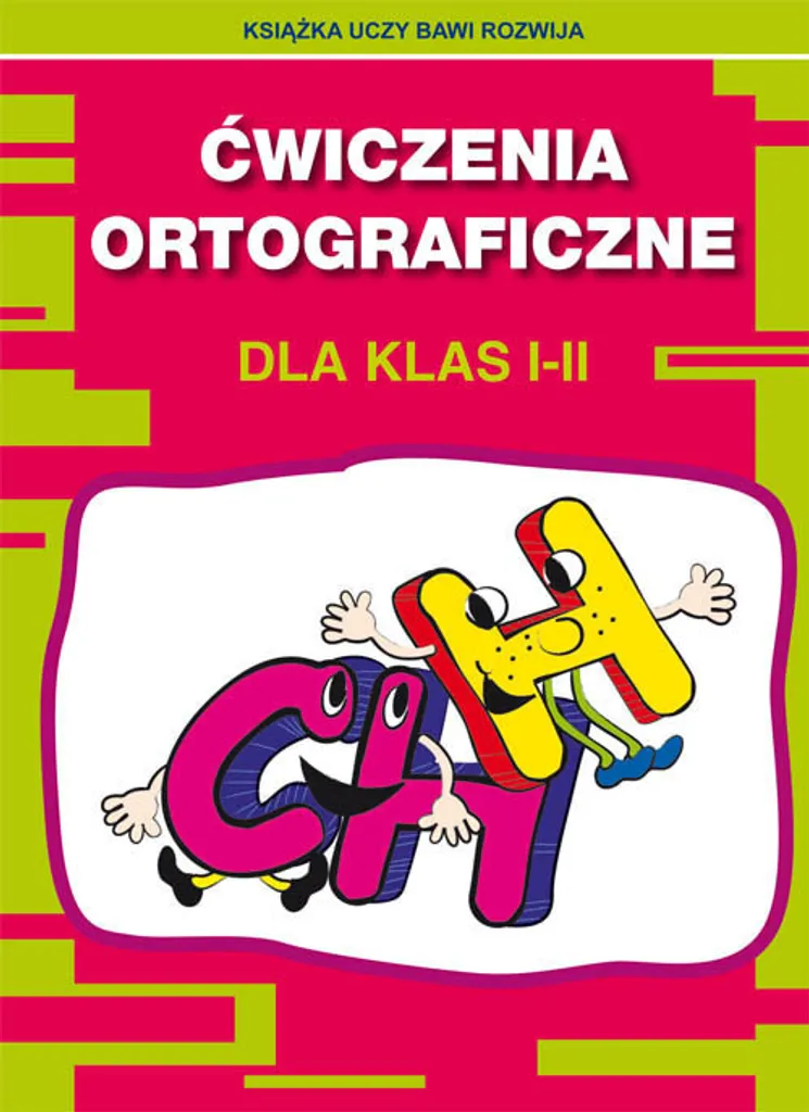 Livre d'orthographe polonaise CH - H avec exercices ludiques classe 1-2