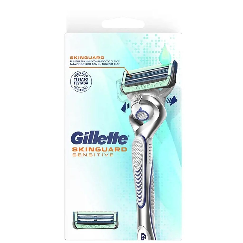Gillette Skinguard Sensitive Maszynka do golenia + wymienne ostrza