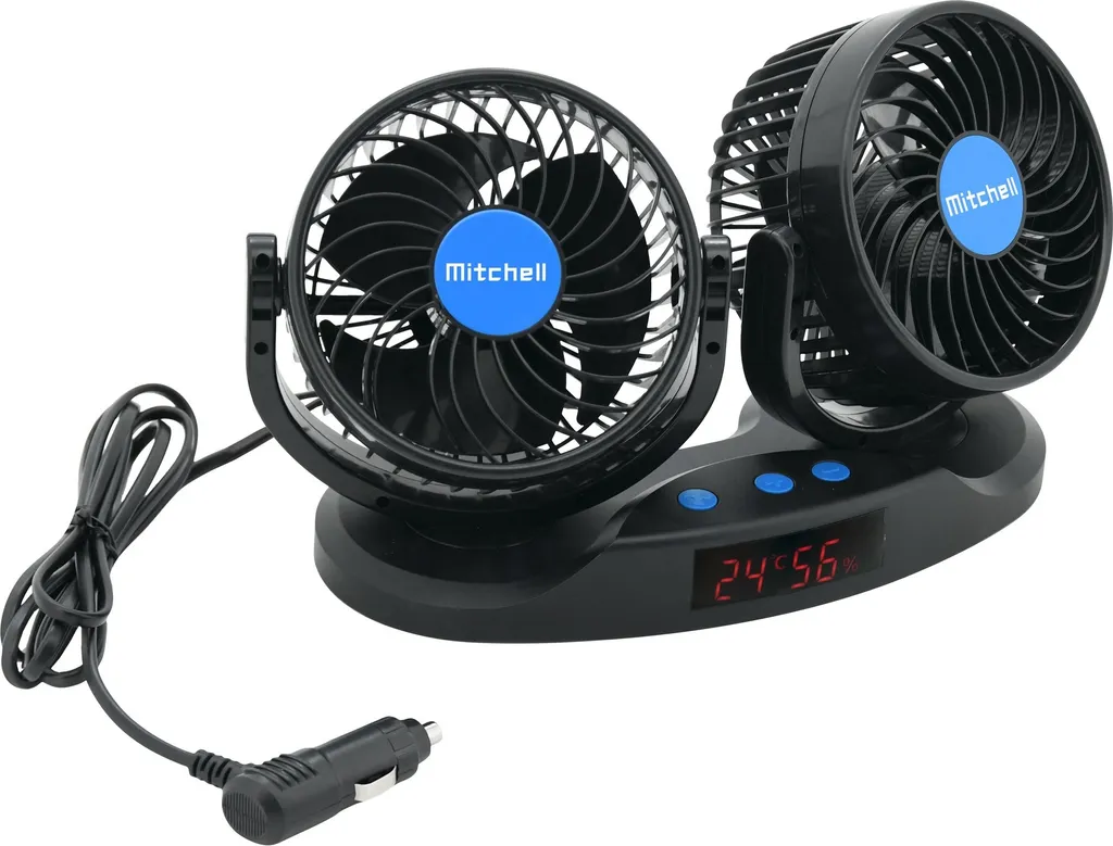 Ventilateur duo 12V pour camping-car et van avec contrôle de chaleur