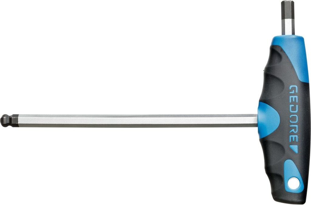 GEDORE DT 2142 8 Winkelschraubendreher mit 2K-T-Griff 8 mm, 2507447