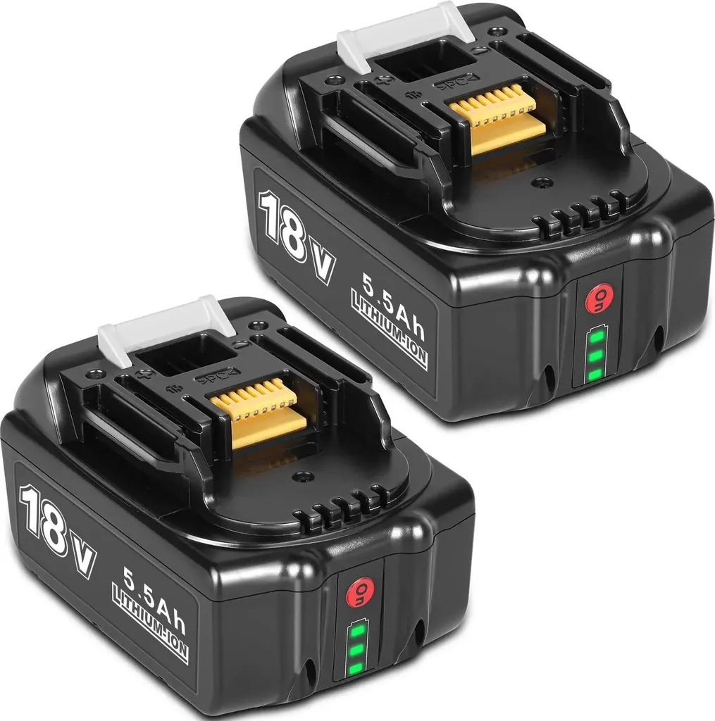 Recensione Batteria 18V 5.5Ah Li-ion - Più Potenza e LED Integrato