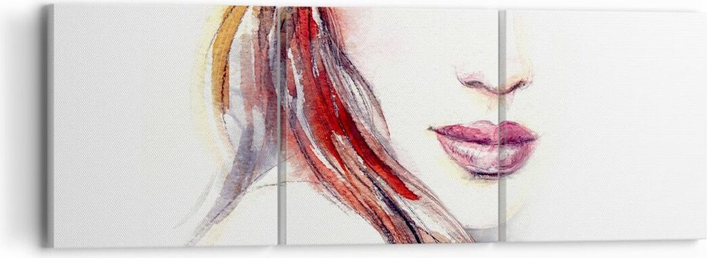 Bild auf Leinwand - Leinwandbild - Dame perfekt Kleid Eleganz - 90x30cm - Wand Bild - Wanddeko - Leinwanddruck - Bilder - Kunstdruck - Wanddekorati...