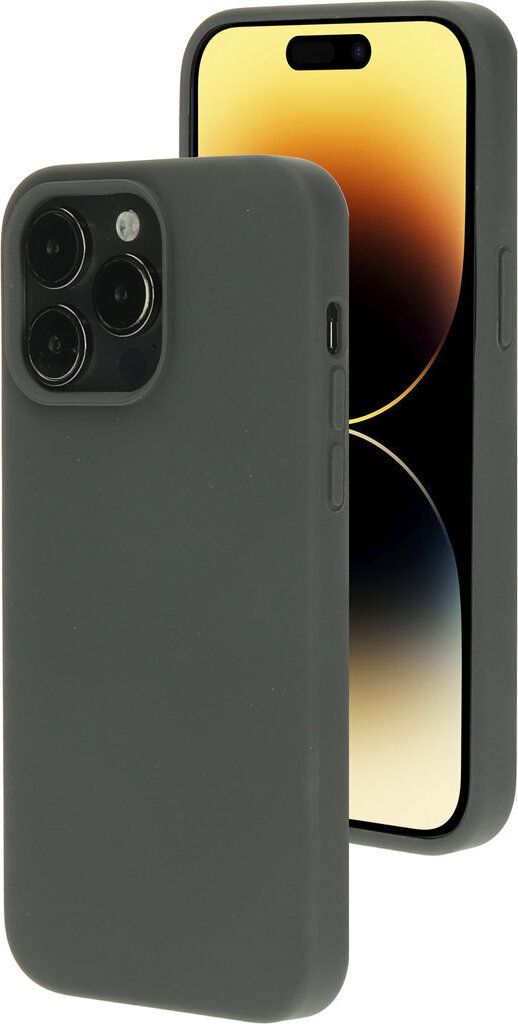 Mobiparts iPhone 14 Pro Silikon Hülle Backcover - Urban Grey