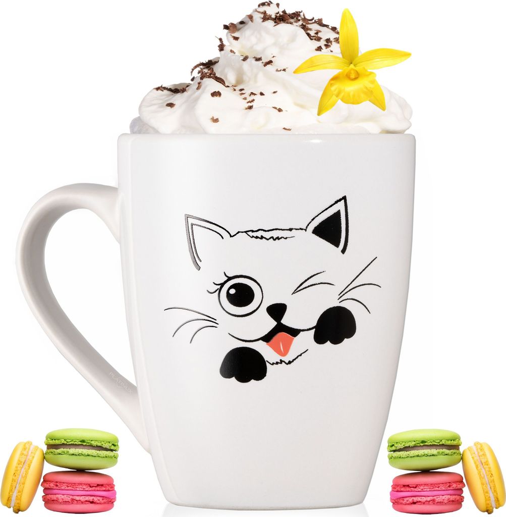 PLATINUX Kaffeetasse mit Griff 250ml (max. 300ml) Tasse mit Produktbild 