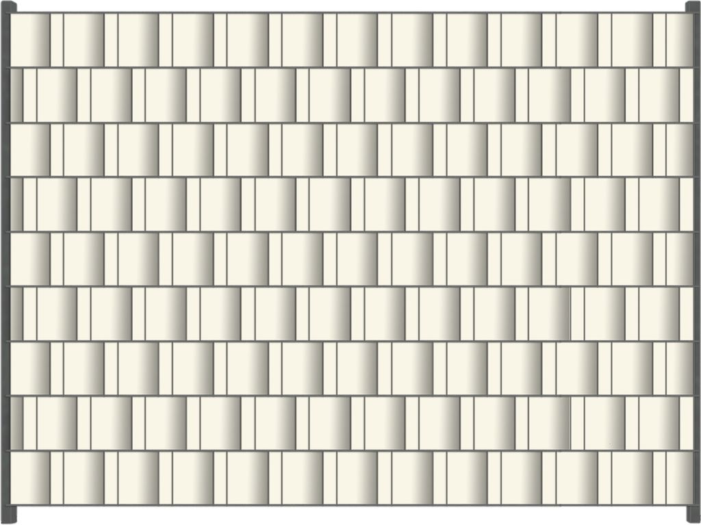 Wallario Zaunsichtschutz mit Motiv Beige für Ein- und Doppelstabmatten Zäune in der Größe 250 x 180 cm