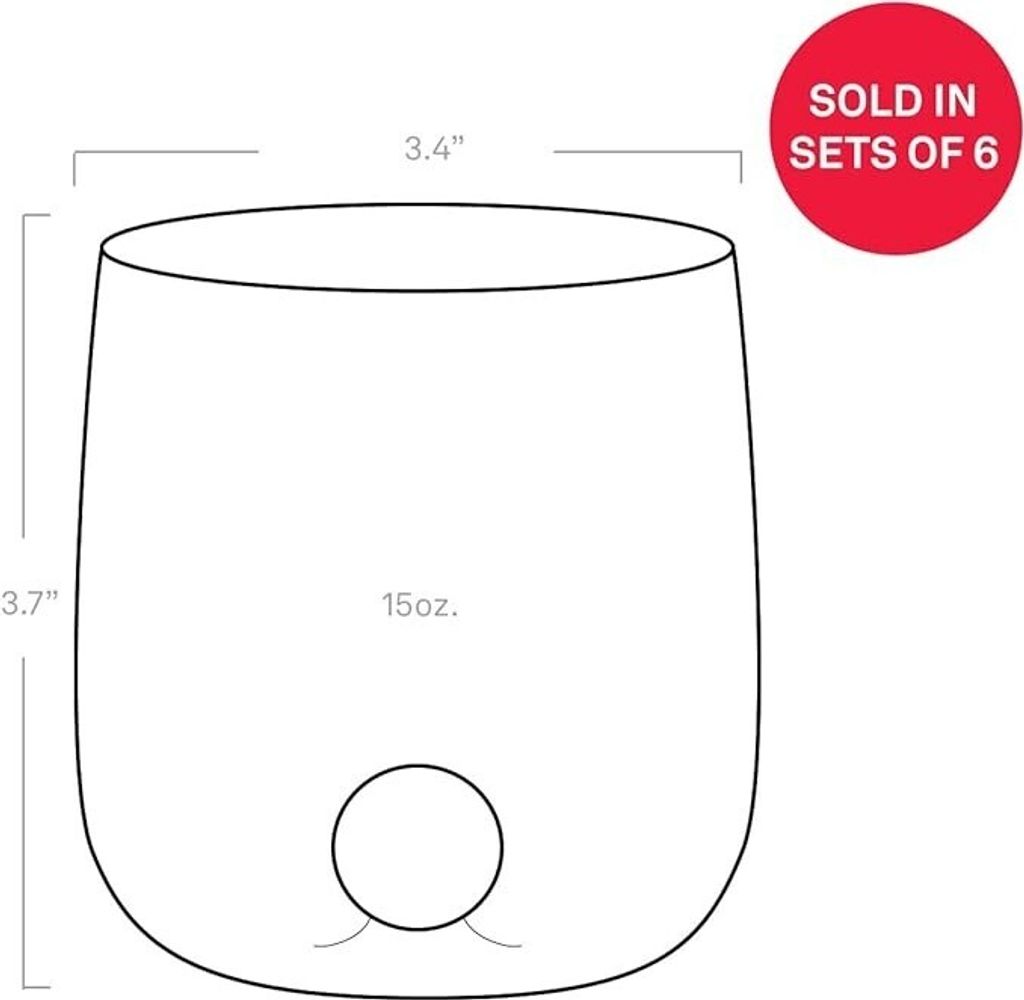 ZAFFERANO Bilia 6 Gläser Bernstein Produktbild 8