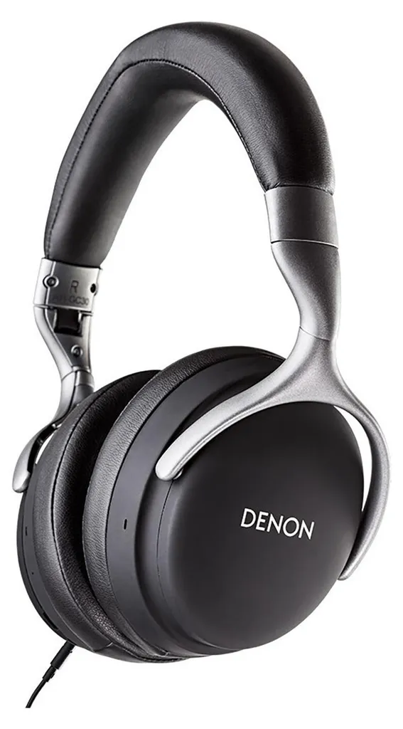 Casque Bluetooth Denon sans fil supra-auriculaire anti bruit noir