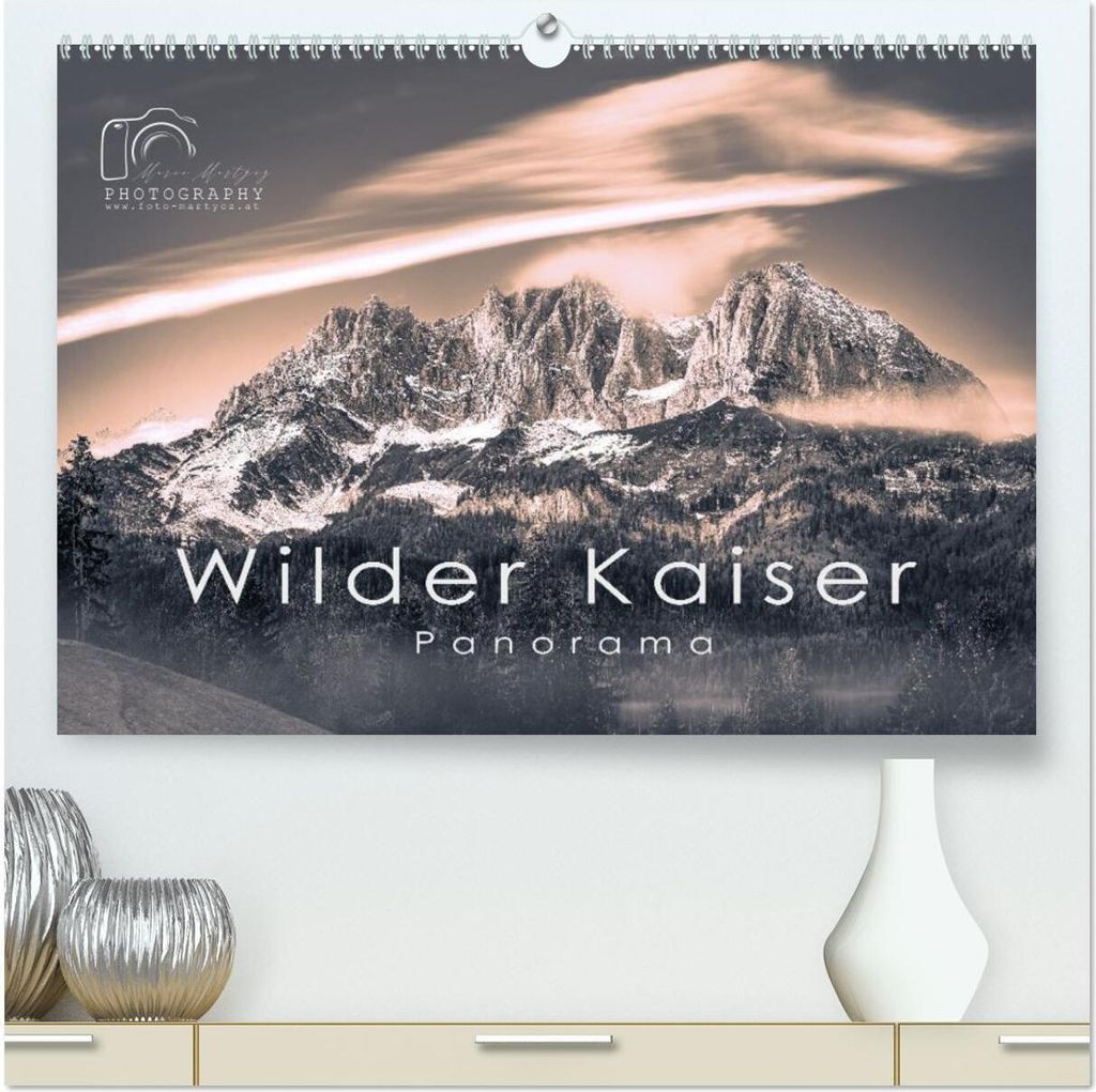 Wilder Kaiser Panorama 2026 (hochwertiger Premium Wandkalender 2026 DIN A2 quer), Kunstdruck in Hochglanz