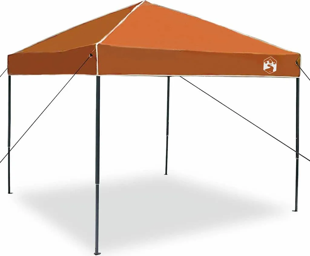 Gazebo vidaXL Arancione 243x243 cm: Vivi l'Estate al Massimo