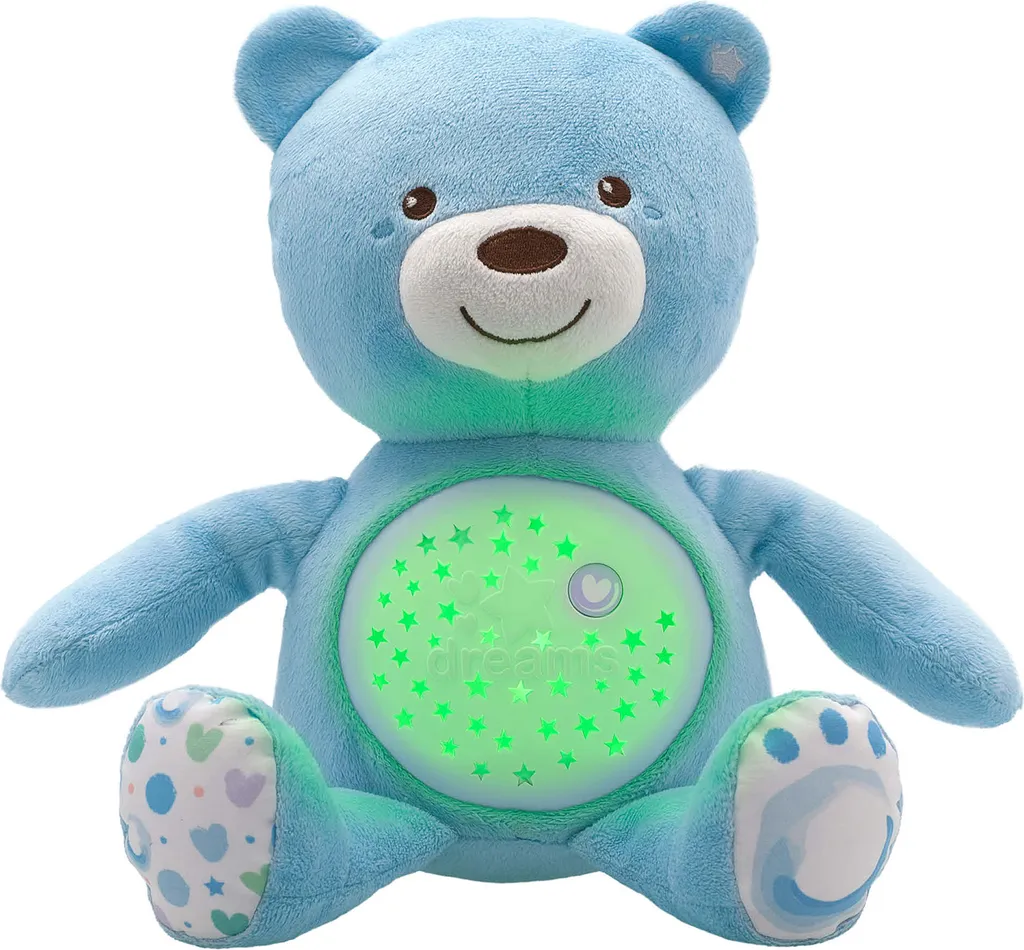 Veilleuse Projecteur Peluche Baby Bear First Dreams Bleu pour Enfant
