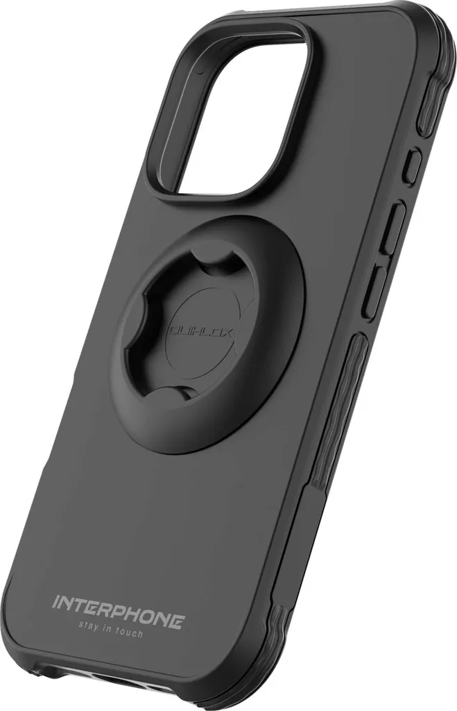 Interphone Quiklox Tetraforce Pro pour iPhone 16 Pro - Coque Antichoc