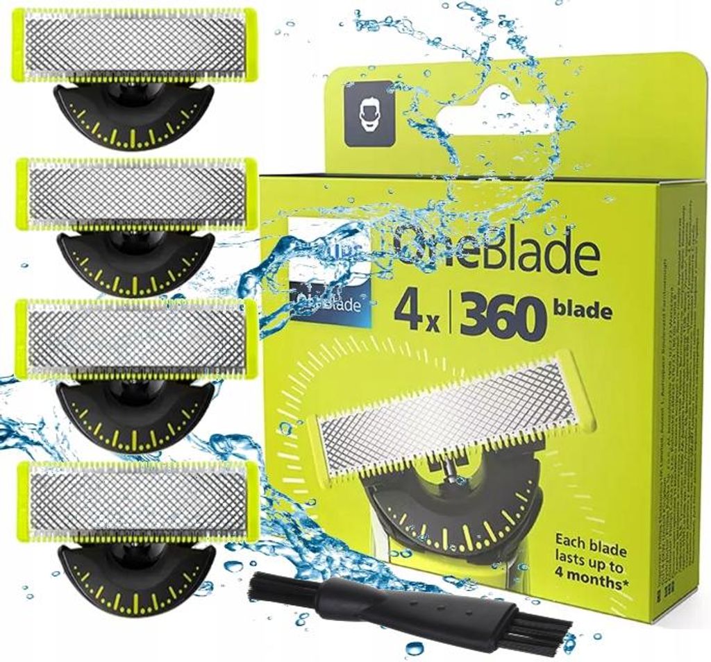 Cuchillas Philips OneBlade QP240/50, paquete de 4 unidades Imagen del producto 