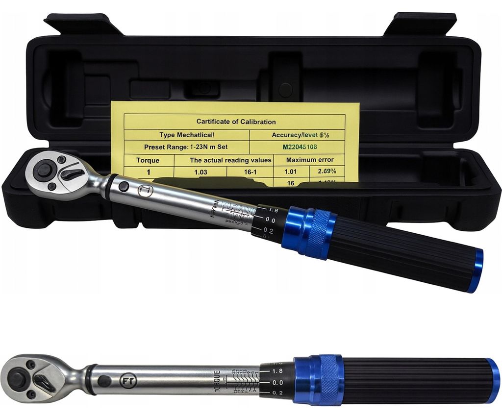 Drehmomentschlüssel 1/4" 1-25 Nm Falon-Tech Produktbild 
