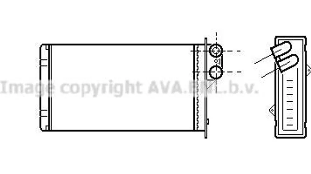 Solution Fuite Chauffage Safrane : Radiateur AVA RT6161 7701035891