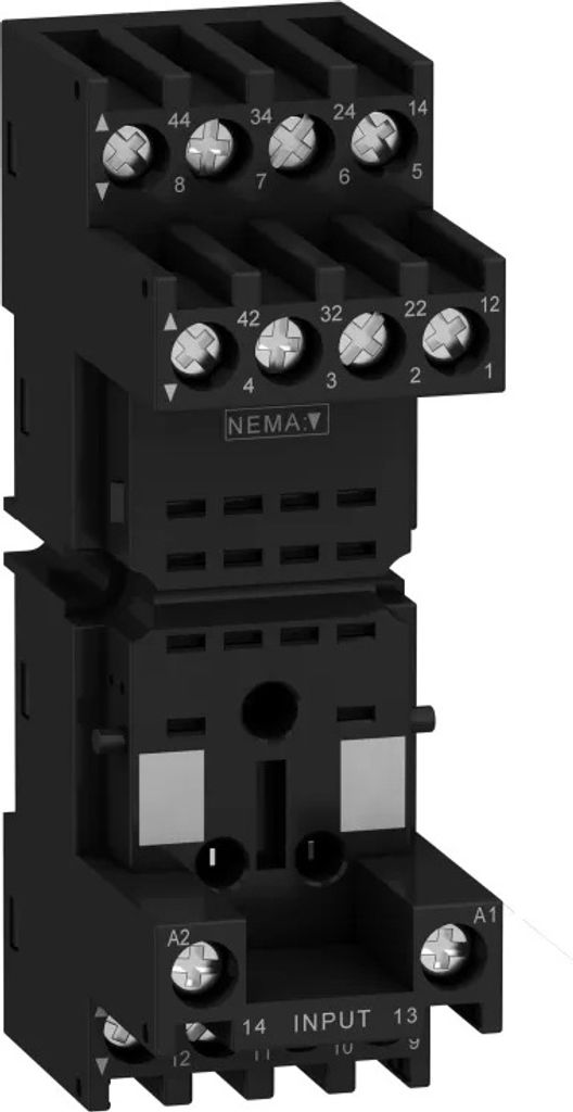 Schneider Electric Relaissockel RXZE2M114M Ausführung des elektrischen Anschlusses sonstige, Montageart Hutschiene 35 mm, Anzahl der Pins 14, Brei...