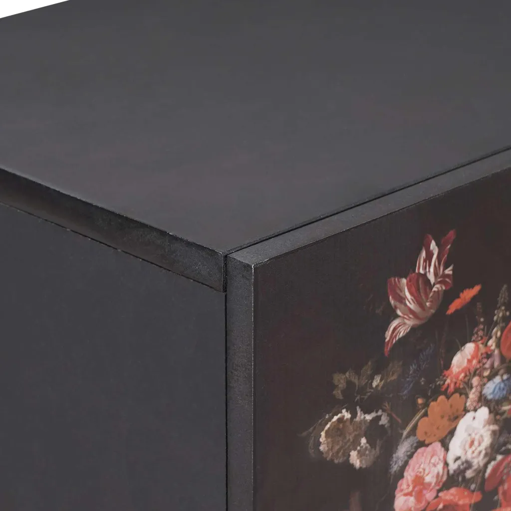 Armadietto Multicolore vidaXL 60x33,5x75 cm - Mobile in Mango Solido - 5
