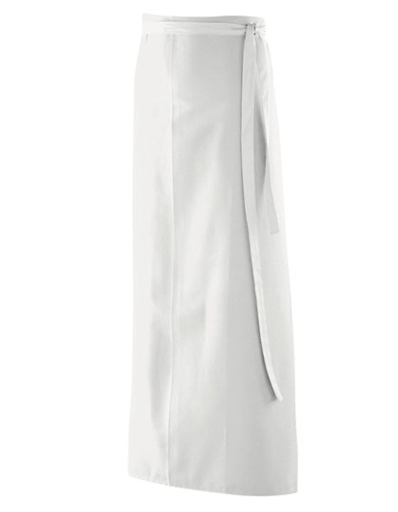 Exner 10320 | Schürze 100 x 100 cm - Farben waschbar bis 60 °C - Farbe: White - Größe: 100 x 100 cm