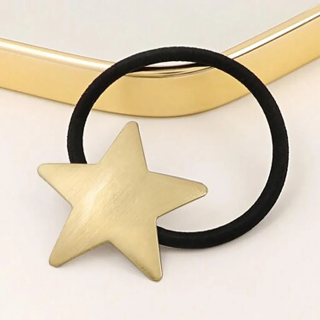 Fascetta per Capelli Stella Oro Lucido | Accessorio Moda Elegante Donna - 3