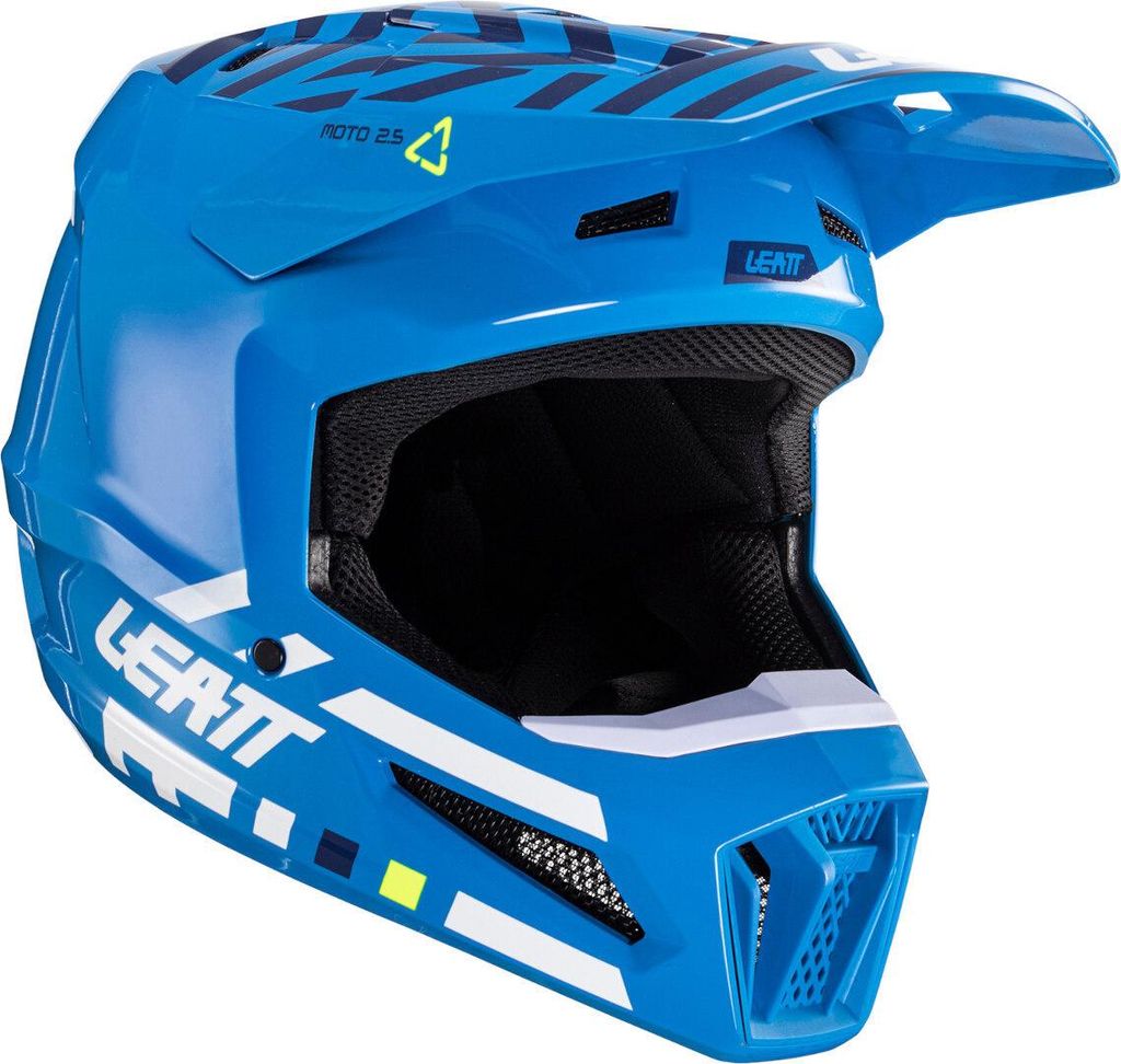 Leatt Helmet Moto 2.5 V24 Cyan blau-weiss XL