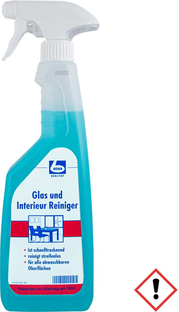 Dr Becher Płyn do mycia szyb i wnętrz bez smug 750ml Zdjęcie produktu