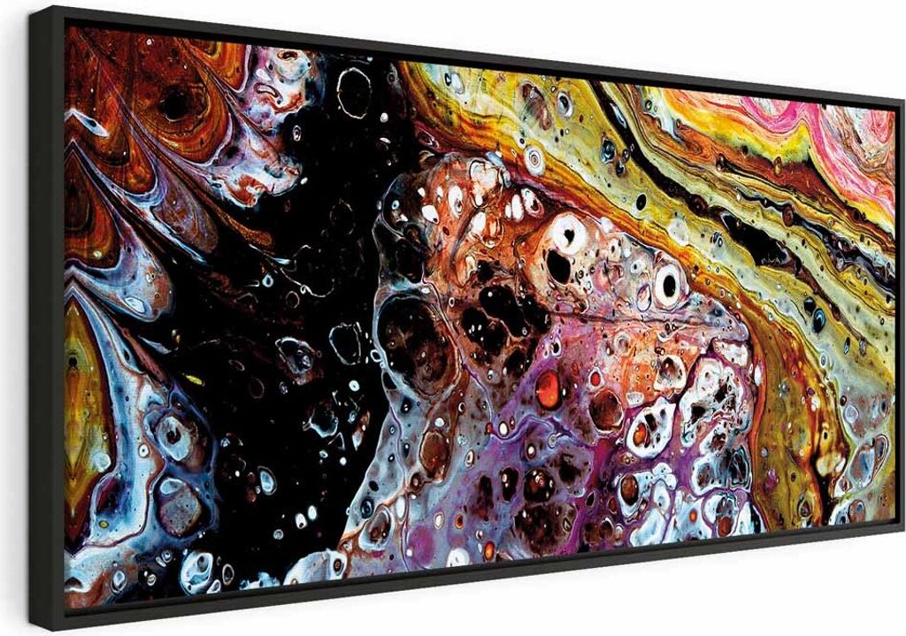 Italienischer Leinwand Leinwandbild - Synthesis (1 Part) Vertical 100x50 cm Abstrakt a-A-0422-b-a