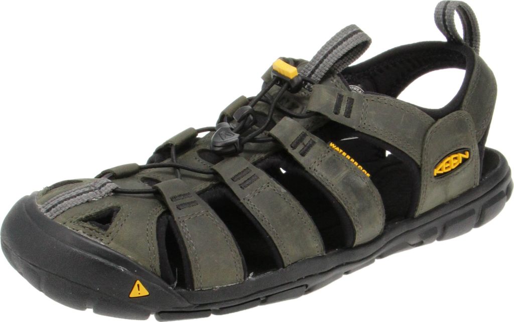 KEEN Clearwater Leather CNX, Männlich, Erwachsener, Schwarz, Einfarbig, 4 mm, Gummi