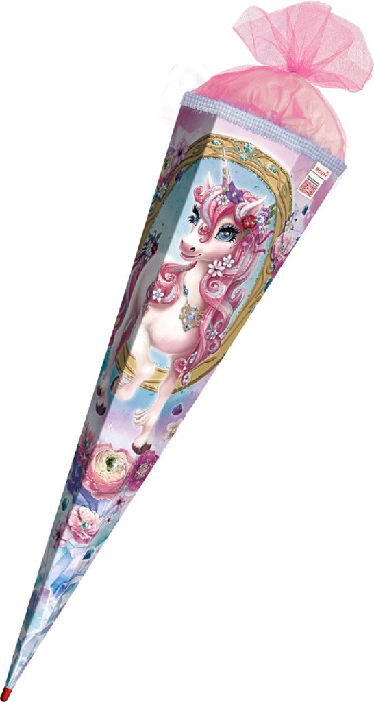 ROTH 678883 ROTH Schultüte "Einhorn Beauty", eckig, 850 mm, Obrázek produktu 