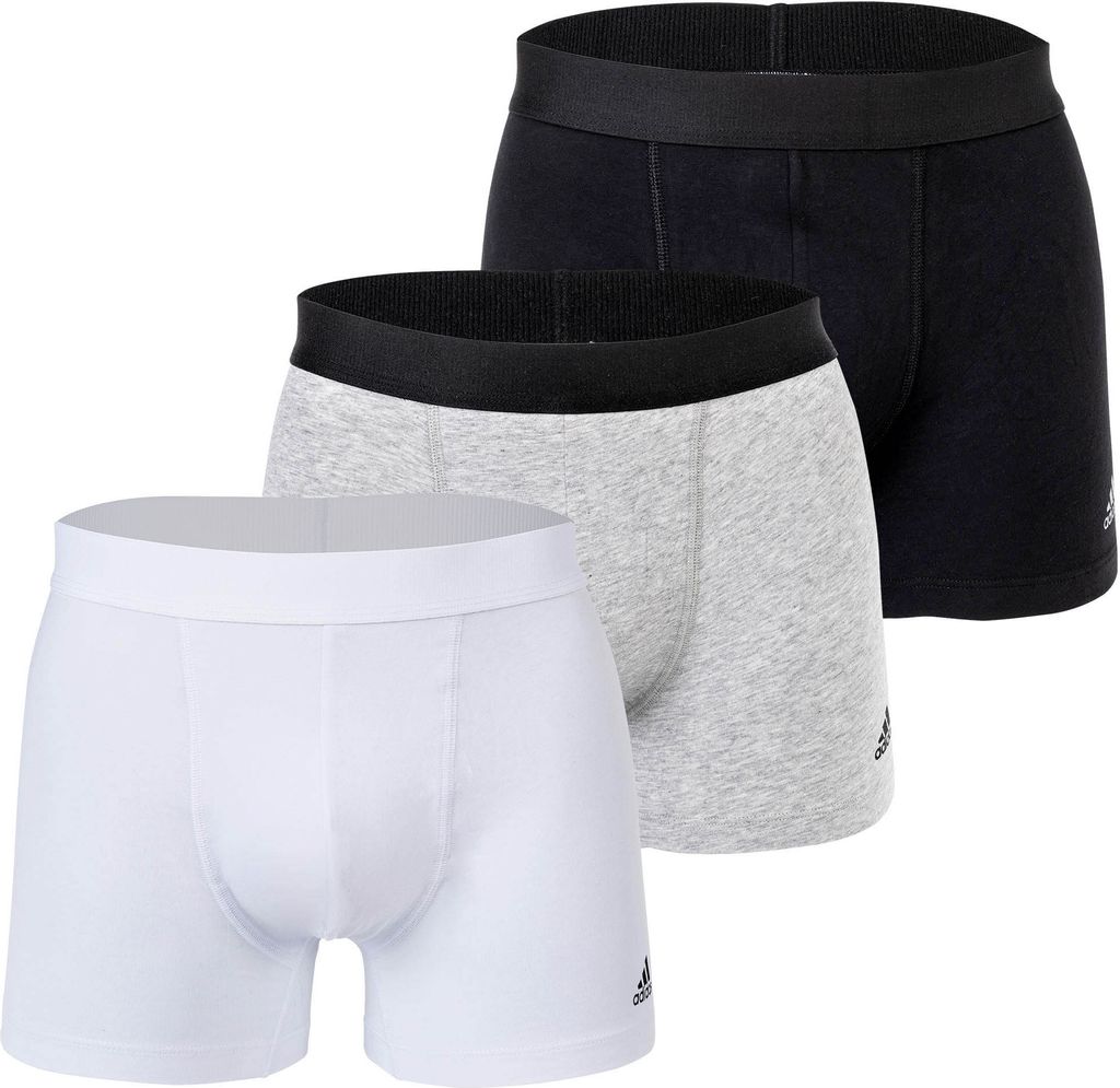 Adidas 3er-Pack aktive Flex-Unterhosen, Mehrfarbig M