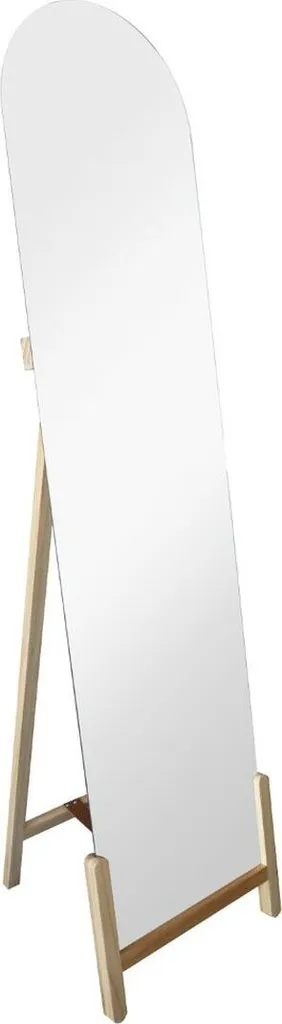 Miroir d'habillage Home ESPRIT naturel en cristal et pin 40 x 10 x 160 cm